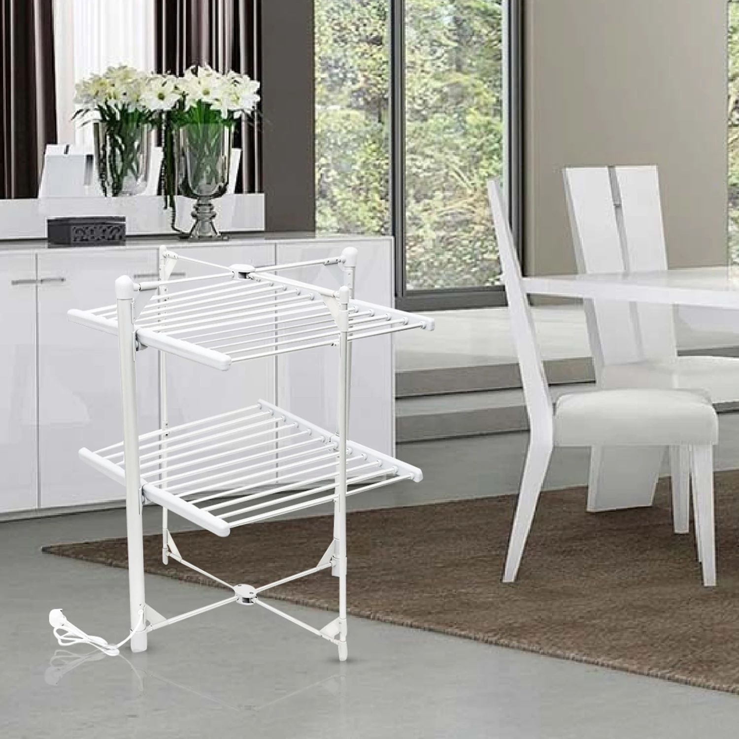 
 200 Вт алюминиевая портативная электрическая сушилка для одежды с подогревом, горячая распродажа  