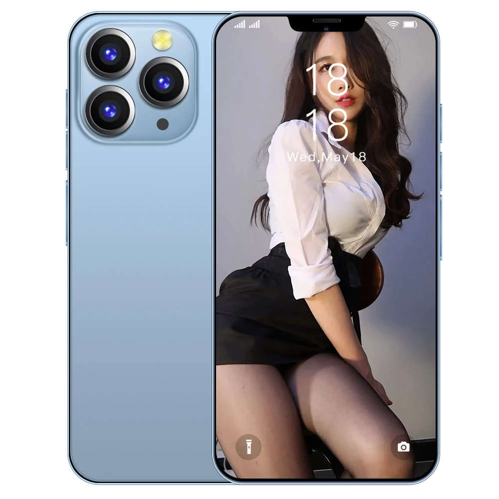 New Cheap High Quality  i13Pro Max  5G smartphone 16GB+1TB  Android  Global version mobile phone