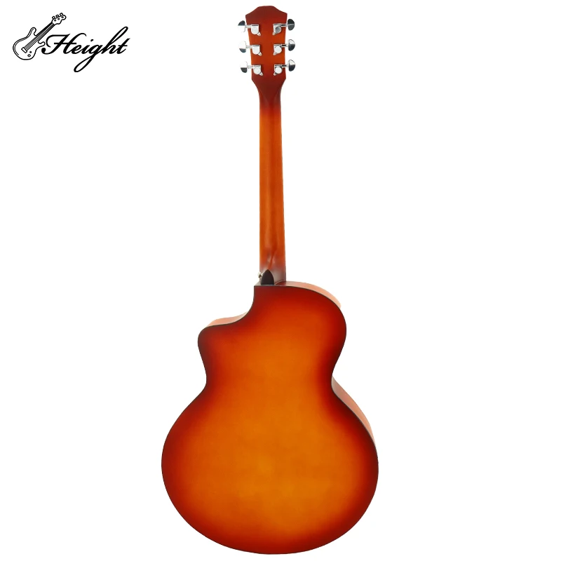 Acoustic Guitar Guitarra Bass Wood Folk Guitar High-Quality Custom Cutaway Flamenco Guitar 40 inch