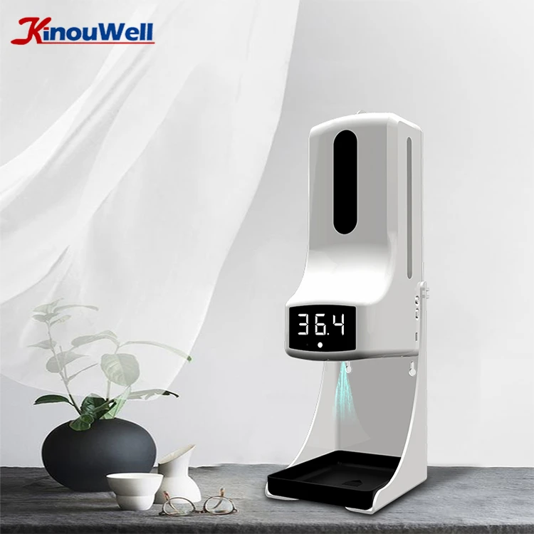 
K9 Pro Thermomet Dispens,K9 Pro Automatic Temperature Measurement & Disinfection Machine,K9 Pro Thermometer Dispenser Stand 