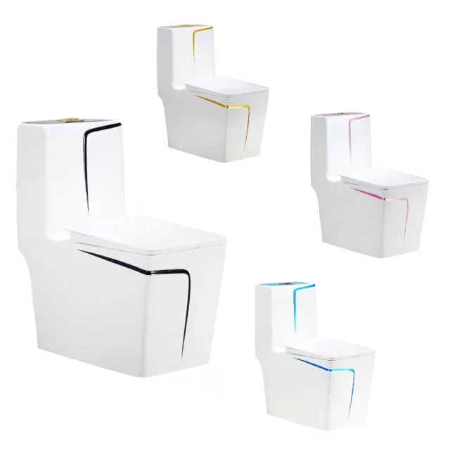 Chinese High Quality Sanitary Ware brands Southeast Asia Hot Sale Top Grade Siphonic One-piece Toilet