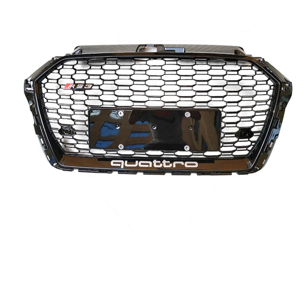 Front grille honeycomb grille for AU DI A3 RS3 17-18 ALL MESH auto  spare parts cars accessories factory supplier