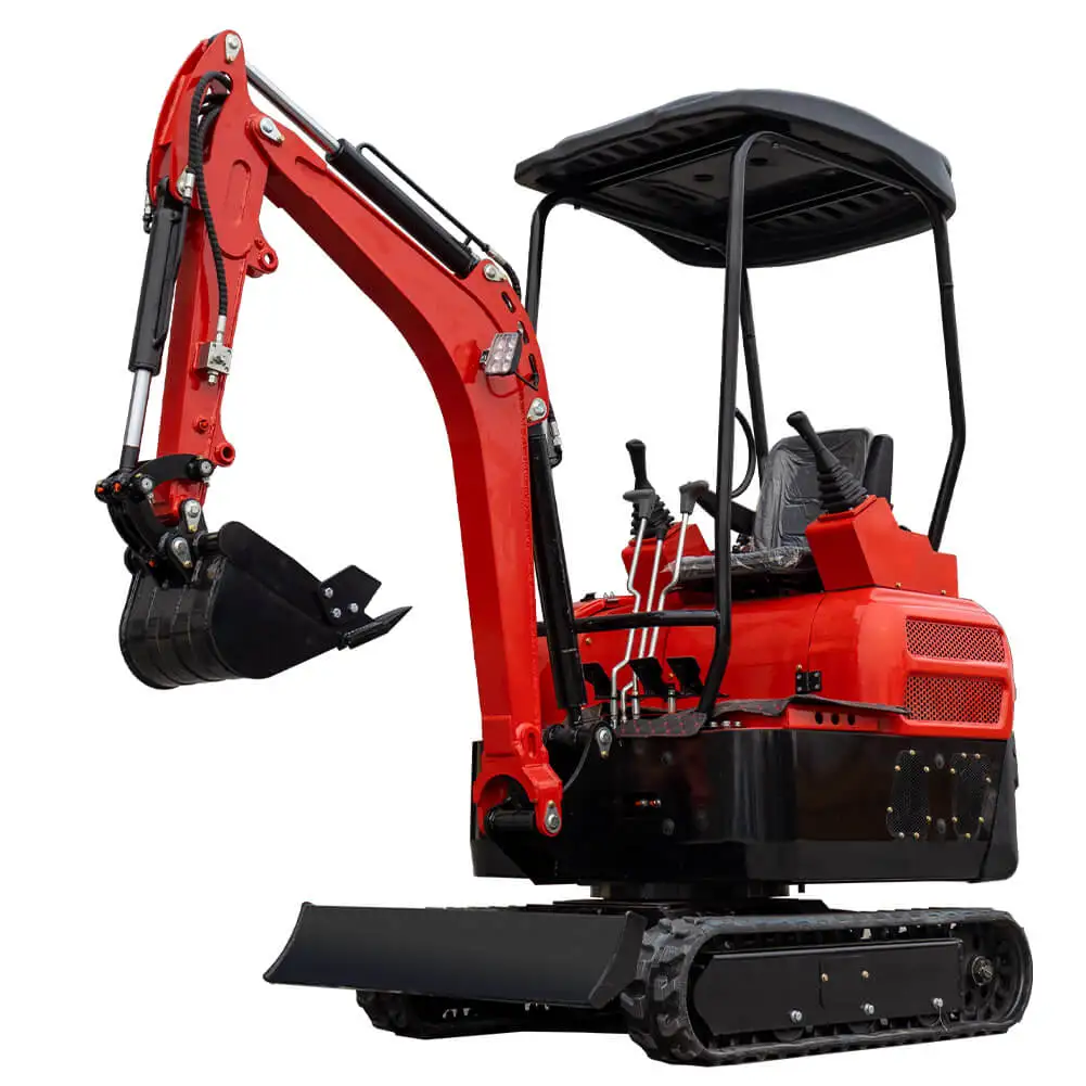 China Cheap Small Digger Wholesale with Cab Mini digger excav Micro Digger Minipelle 0.8 Ton 1 Ton 2 Ton For Sale