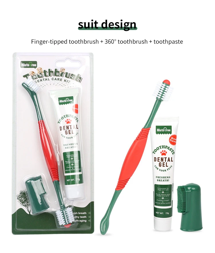 Good Supplier Pet Product Tooth Cleaning Sets Toothpaste Set For Dogs