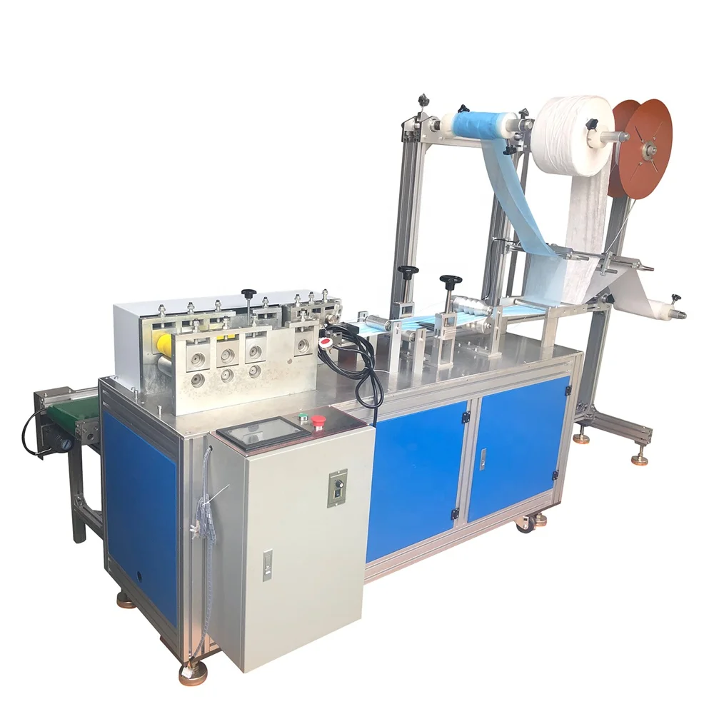 
Semi Automatic 3 Ply Surgical Disposable Doctor Face Mask Making Machine 