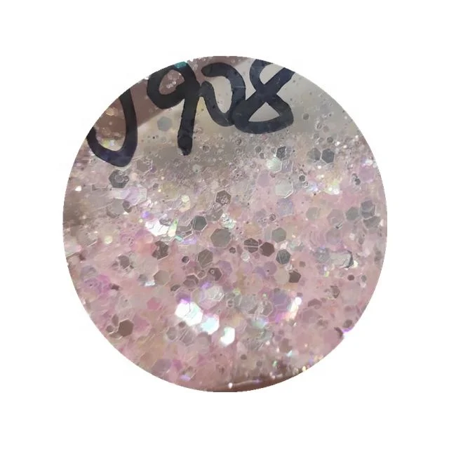 Hot sales mixed photoluminescent polyester glowing in the dark chunky glitter for Christmas all festivals decoration crafts