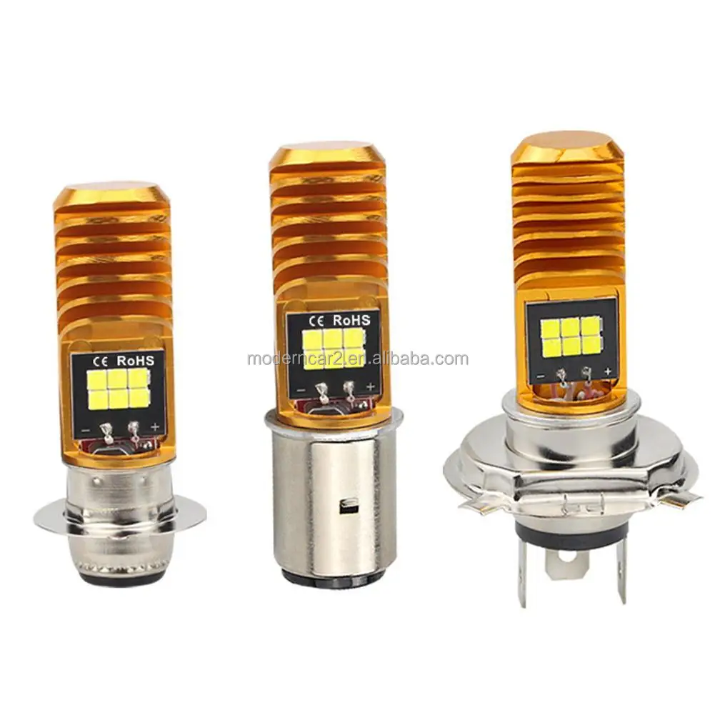 Car Motorcycle RGB Headlight H4 P15D BA20D High Brightness Led Lights HS1 Moped Scooter Motorbike ATV Lamp Beam Lights