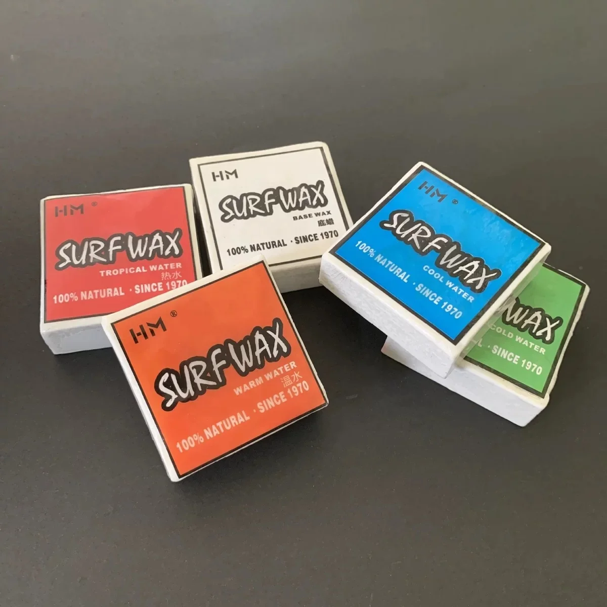 Surfboard Skimboards Natural Surf Wax Tropical/Warm/Cool/Cold Water Wax for Surfboard Surfing Sports