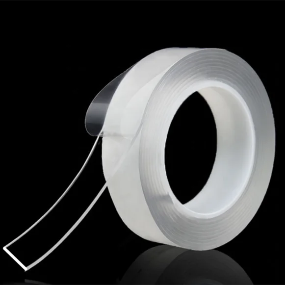 Premium Grade Quality Eco-friendly Reusable Strong PU Gel Grip Sticky Nano Tape 30mm x 9.9ft Anti-Slip Masking Acrylic Holding