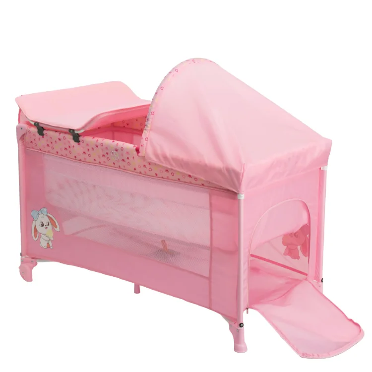 Crib Splicing With Diaper Changing Pad Big Bed Bb Multifunctional Portable Bed For Newborn Baby