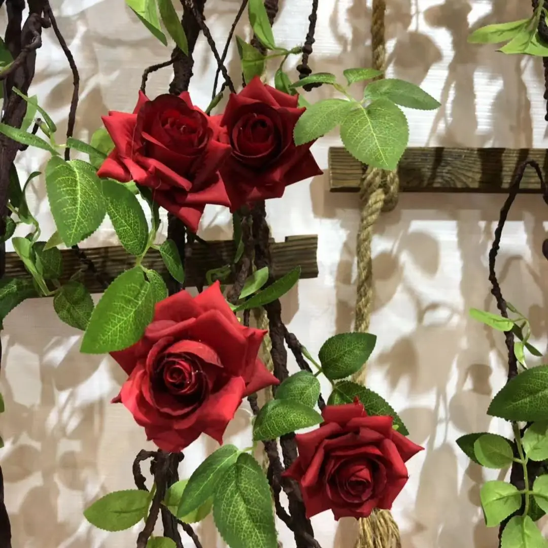 Букет арочной гирлянды настоящие сенсорные лампочки Декор бумажные цветы настенная панель упаковка оптом искусственные глицинии орхидеи