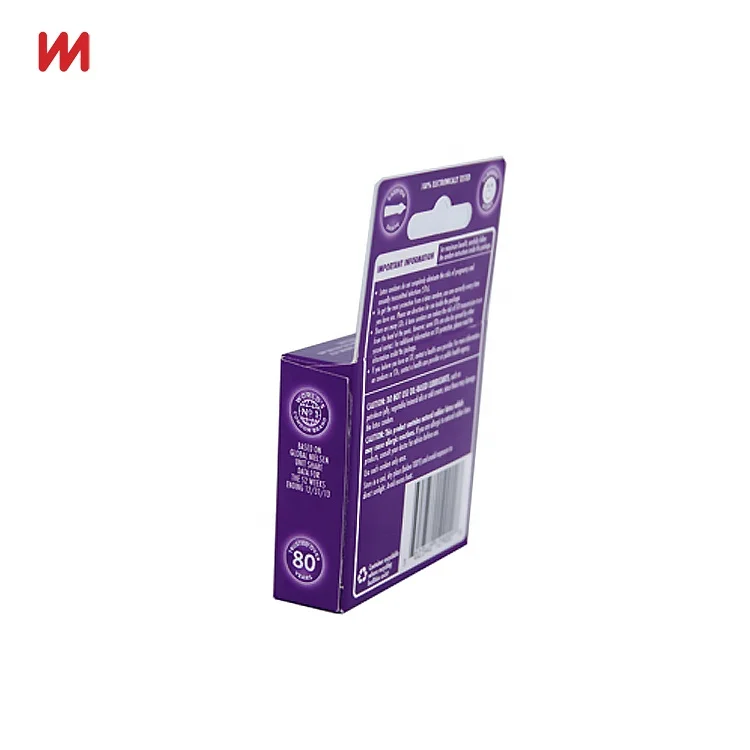 Custom design condom folding packaging paperboard box