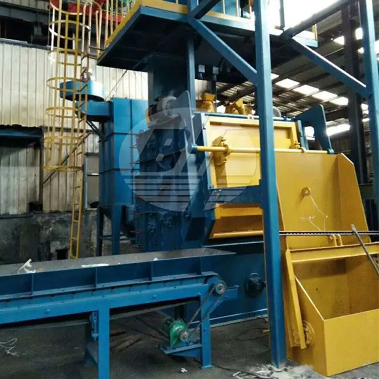 Internal Rotary Crawler Shot Blasting Machine rust Removal Metal Shot Blasting Machine Steel crawler Shotblasting Machine