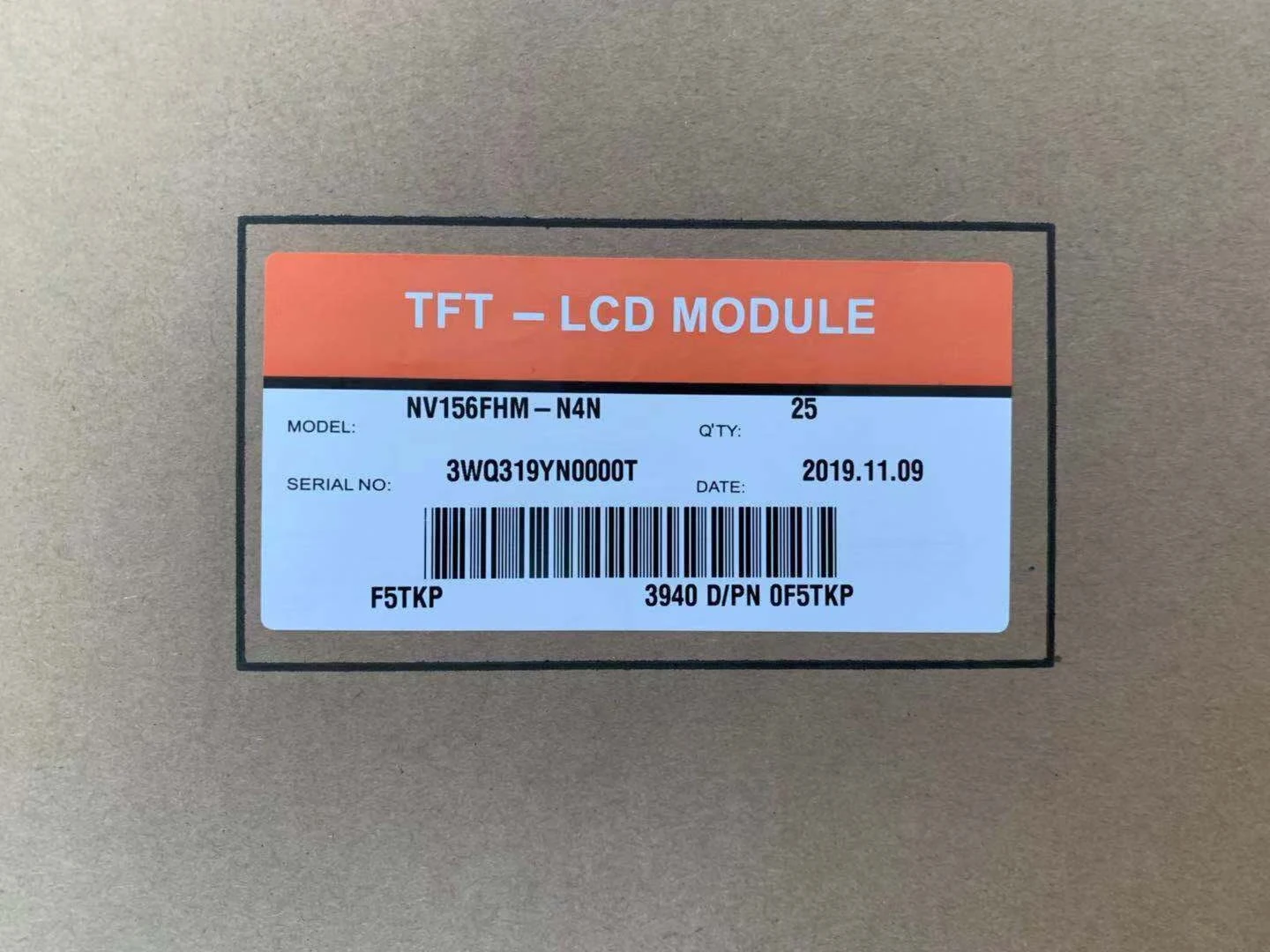 BOE Grade A LCD Gaming Screen Matte 16.7M 1200:1 EDP 40Pins Ips FHD 1920*1080 144Hz Panel 15.6 Inch Laptop Screen NV156FHM-N4N