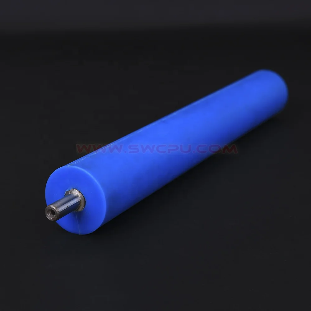 Пользовательские 6 дюймов синий цвет силиконовый резиновый задний ролик