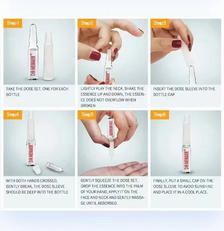 
Vitamin C Face Hyaluronic Acid Skin Care Whitening Collagen Anti Aging Organic Peptides Body Serum 