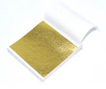 High Quality 9cm Taiwan Gold Foil Decoration Top Nail Art Crystal Mud Multi-Color Gold Foil Paper Bar Mitzvah Factory Direct