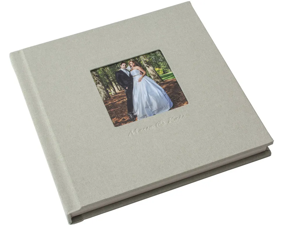 Linen cover  leather cover printing school graduation memory album For Professional Photographer