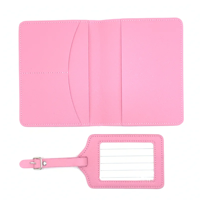 2023 ECO New Passport Holder Cover PU Leather Travel Wallet Case Organizer Passport Sets for Gift