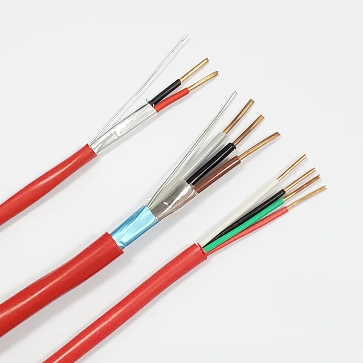 Tian Jie-Fire Alarm Cable 2C 16AWG/1.5mm2 BC shielded PVC (UL) ROHS ETL  FPLR Fire Alarm Cable