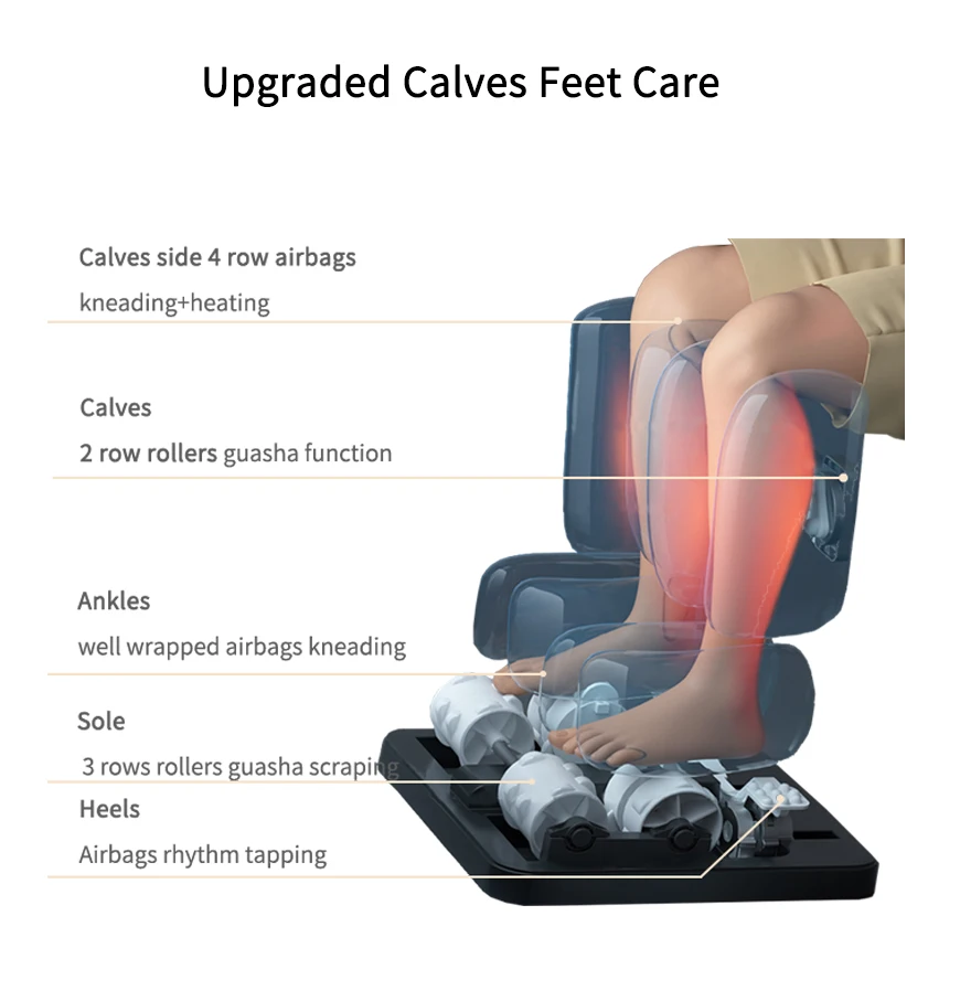 2023 Hot Sale High Quality Full Body Shiatsu Massage Chair Recliner/Zero Gravity Massage Chair