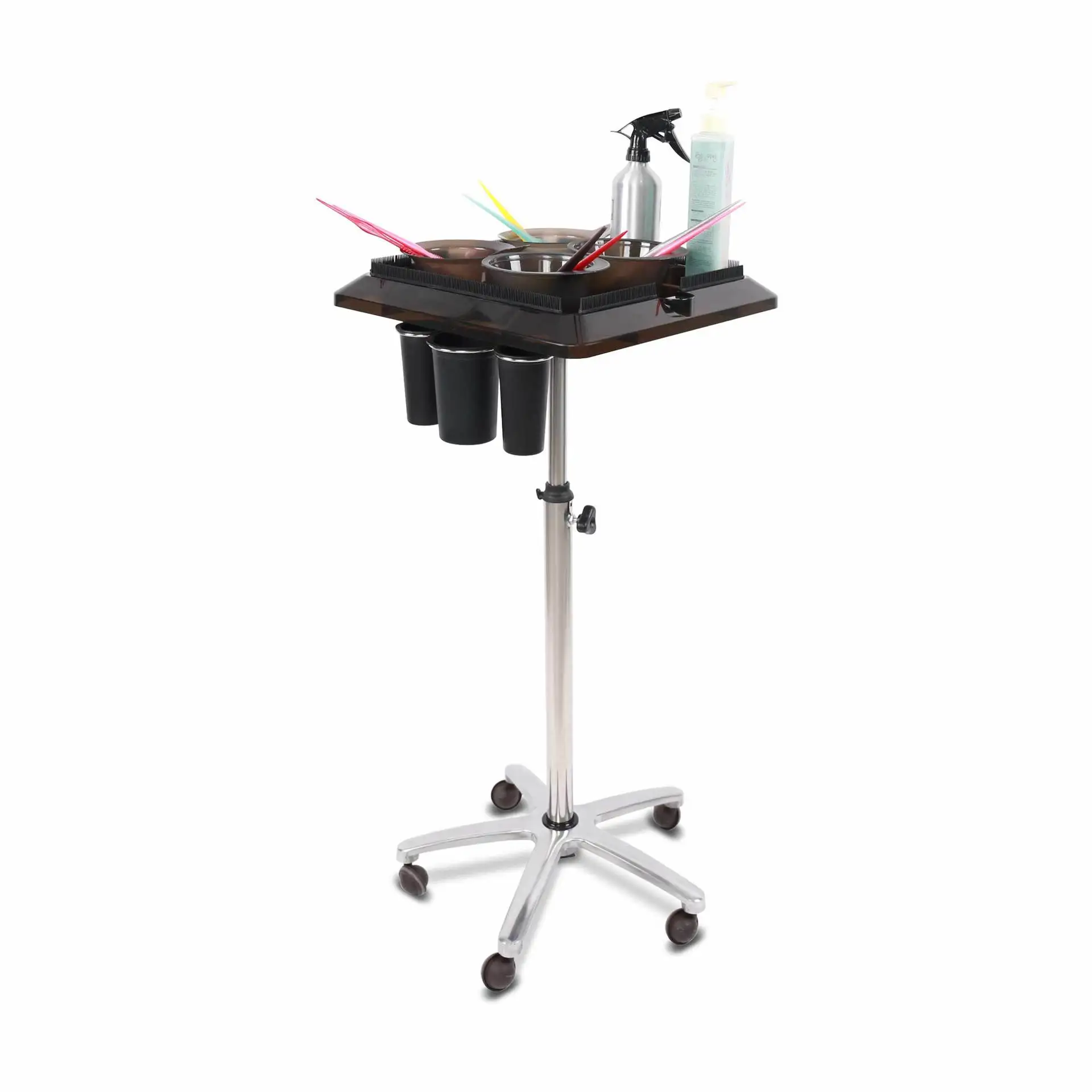Barber Beauty Salon Trolley Professional Hair Dyeing Beauty Hairdressing Lockable Salon Trolley
