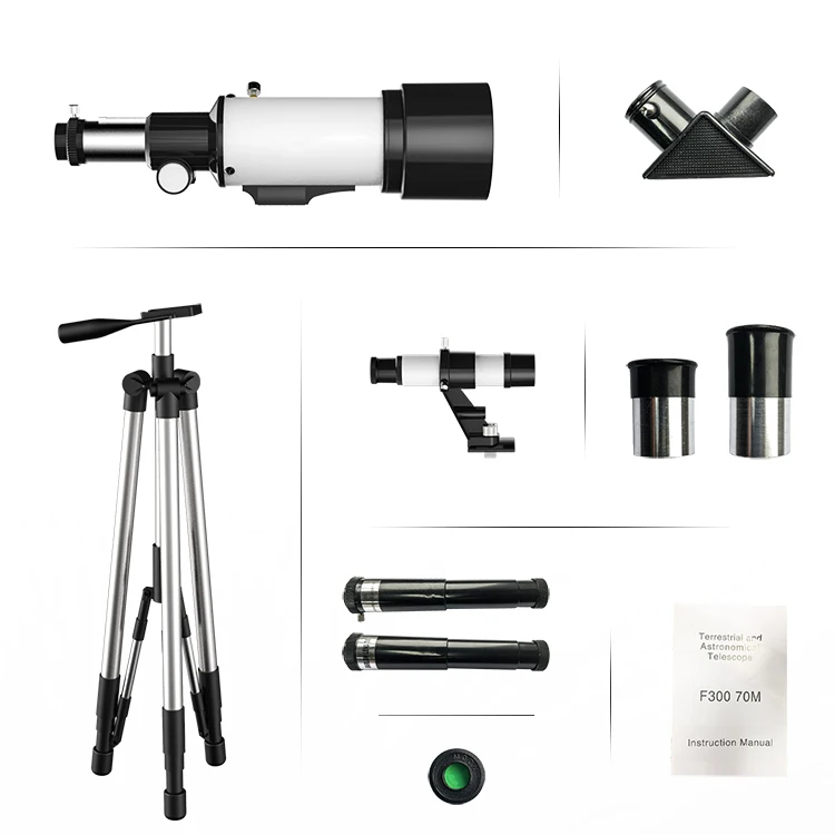 suncore Professional Astronomy 70300 Refractor Telescope for kids