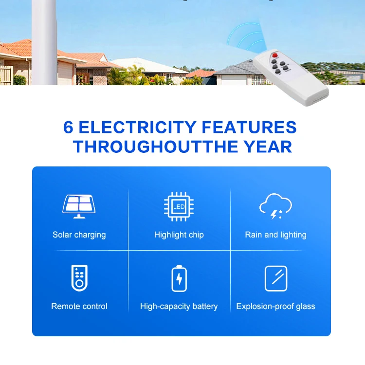 VACE Powered Outdoor Garden Wifi System All In One Integrated 200W 50W Black Color Led Solar Street Lights