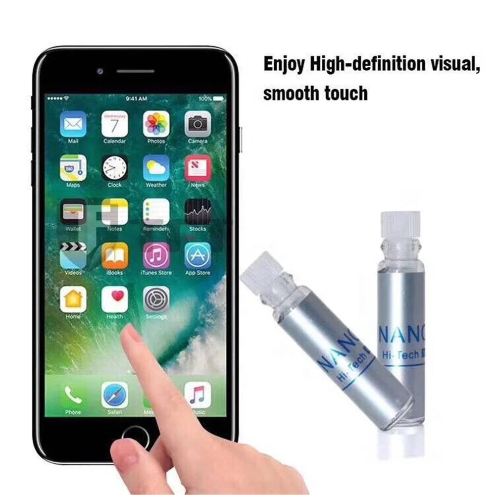 
Top quality super high sensitive touch nano coating advanced technology liquid screen protector spray customizable 