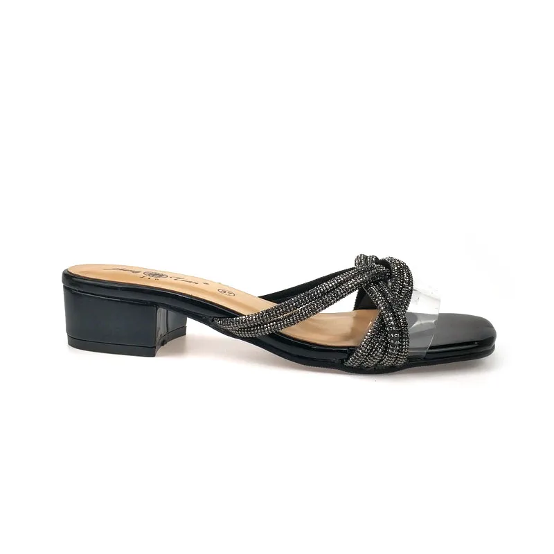 Сандалии-желе женские на квадратном каблуке, босоножки без шнуровки, с квадратным каблуком, без застежки, модная обувь для девушек и женщин