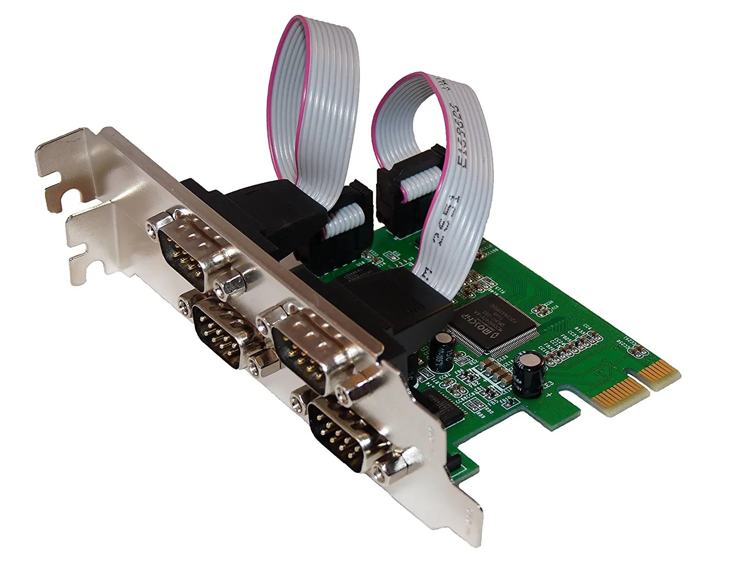 4 Port PCI-E RS232 Serial Adapter Card