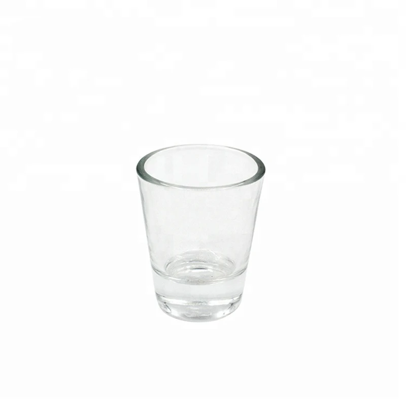 Wholesale Sublimation 1.5oz Transparent Shot Glass Whiskey Glass
