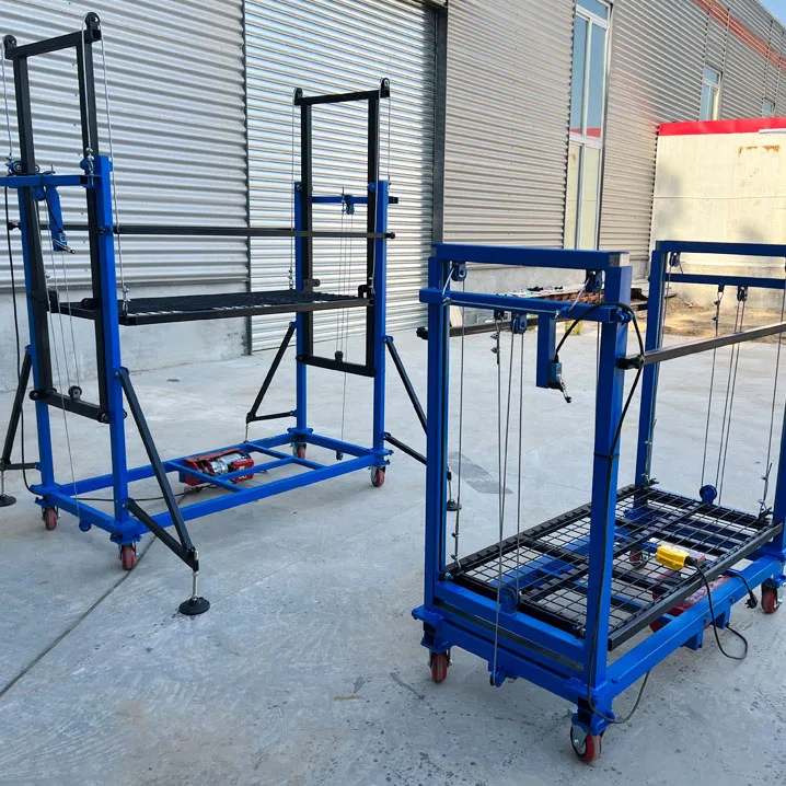 Building Construction Customized  Electric Lifting Scaffolding System with Professional Thickened Steel Rope