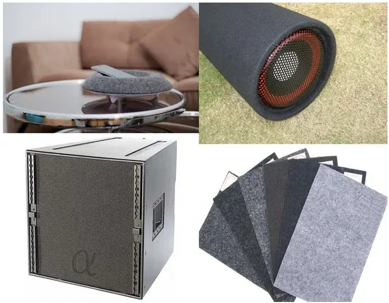 100% polyester nonwoven fabric portable wireless bluetooth speaker fabric /speaker grill cloth fabric/auto upholstery fabric
