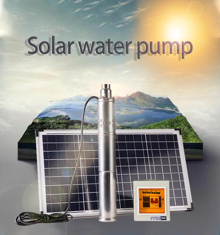 Jiemaiker Submersible solar pump solar water well pump deep well solar water pump system