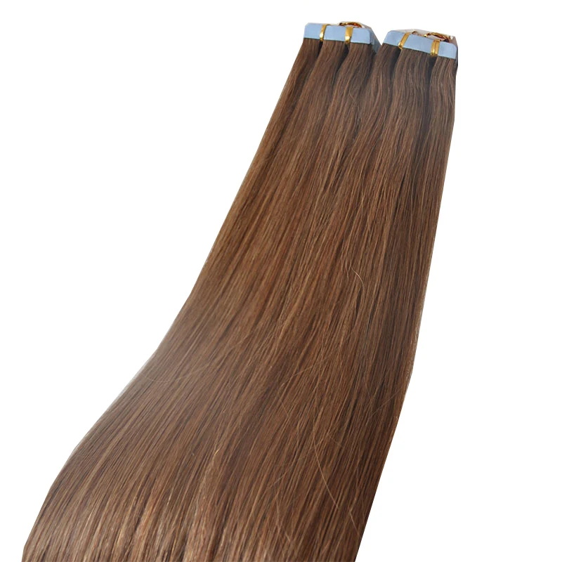 
30 inch Remy Invisible Tape Hair Extensions Adhesive 