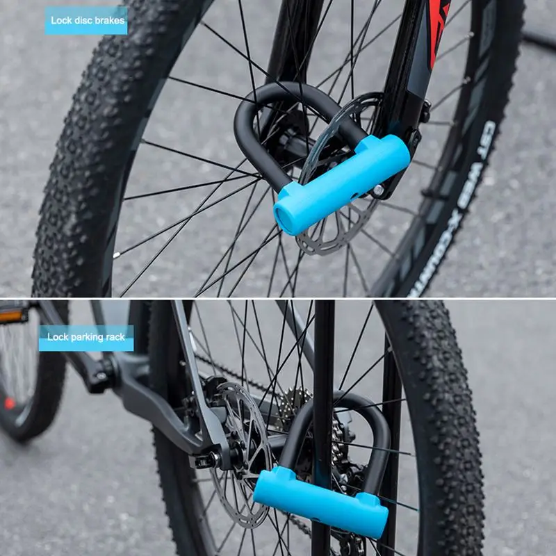 ZOYOSPORTS Anti-theft Steel Cable Lock Aluminum Alloy Connection Buckle Bicycle U-shaped Padlock