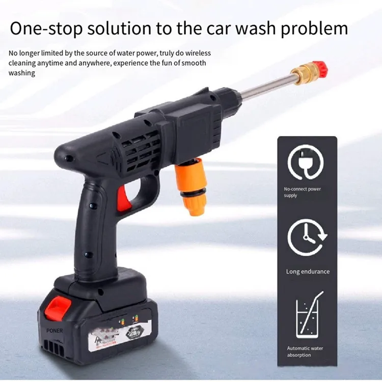 Hot sale Home Cleaning Adjustable Washing Electric Water Spray Gun High Pressure Car Wash Water Gun set