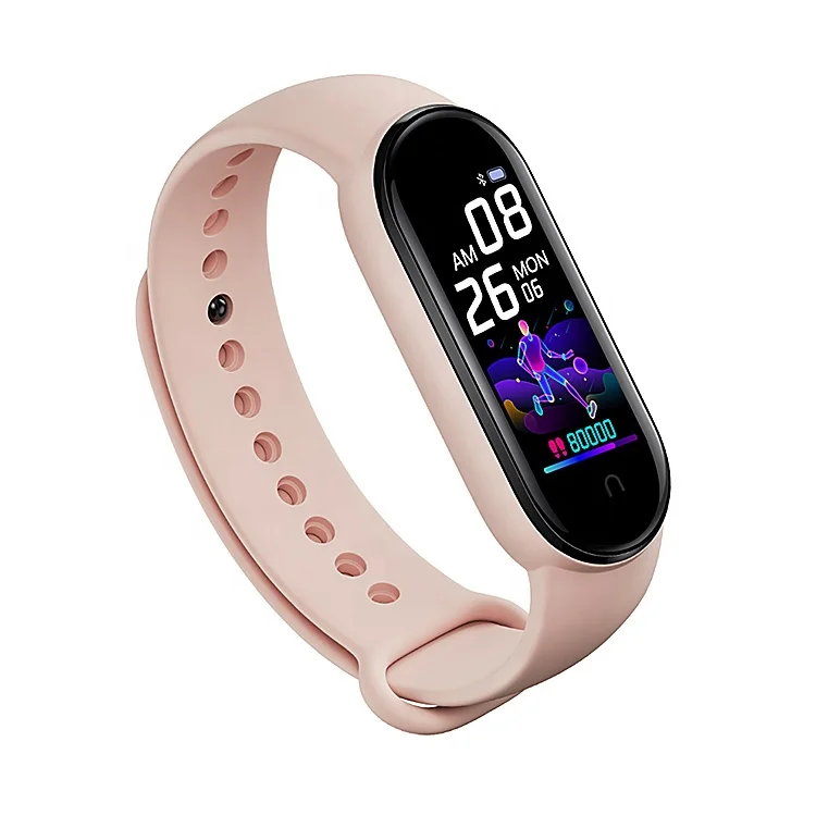 
M5 Smart Bracelet Heart Rate Blood Pressure Tracker Monitor Fitness M5 Smart Band Waterproof Touch Screen BT Smart Watch M4 M5 