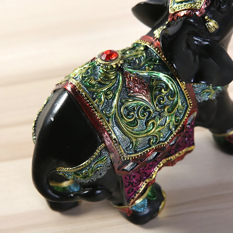 Support customized services Tour Souvenir Resin Craft Elephant Sculpture 3D ResinCrafts for Home Decoration
