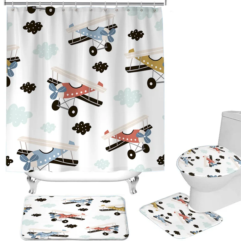 Custom Printing 3D African Waterproof Classy Bathroom Shower Curtain