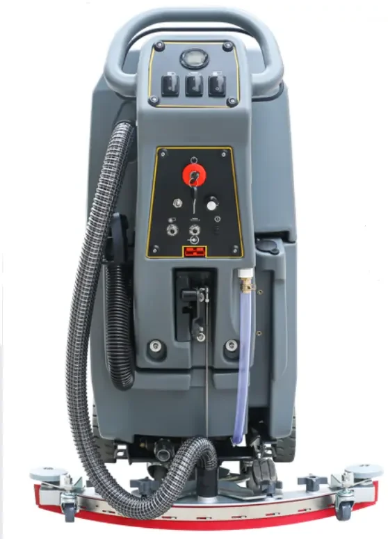 customized logo auto brush disc floor cleaning equipment walk behind electric floor scrubber machine for hot sale with CE