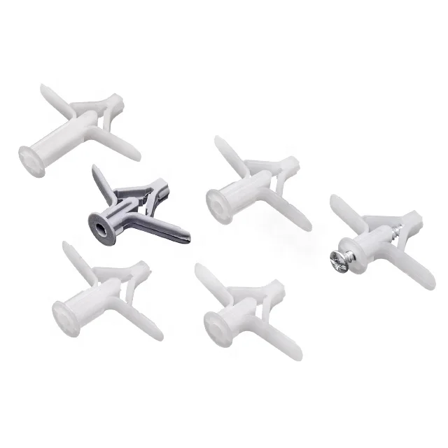 Горячая Распродажа, пластиковый нейлоновый Крылатый рычажный якорь-бабочка/полый настенный штекер