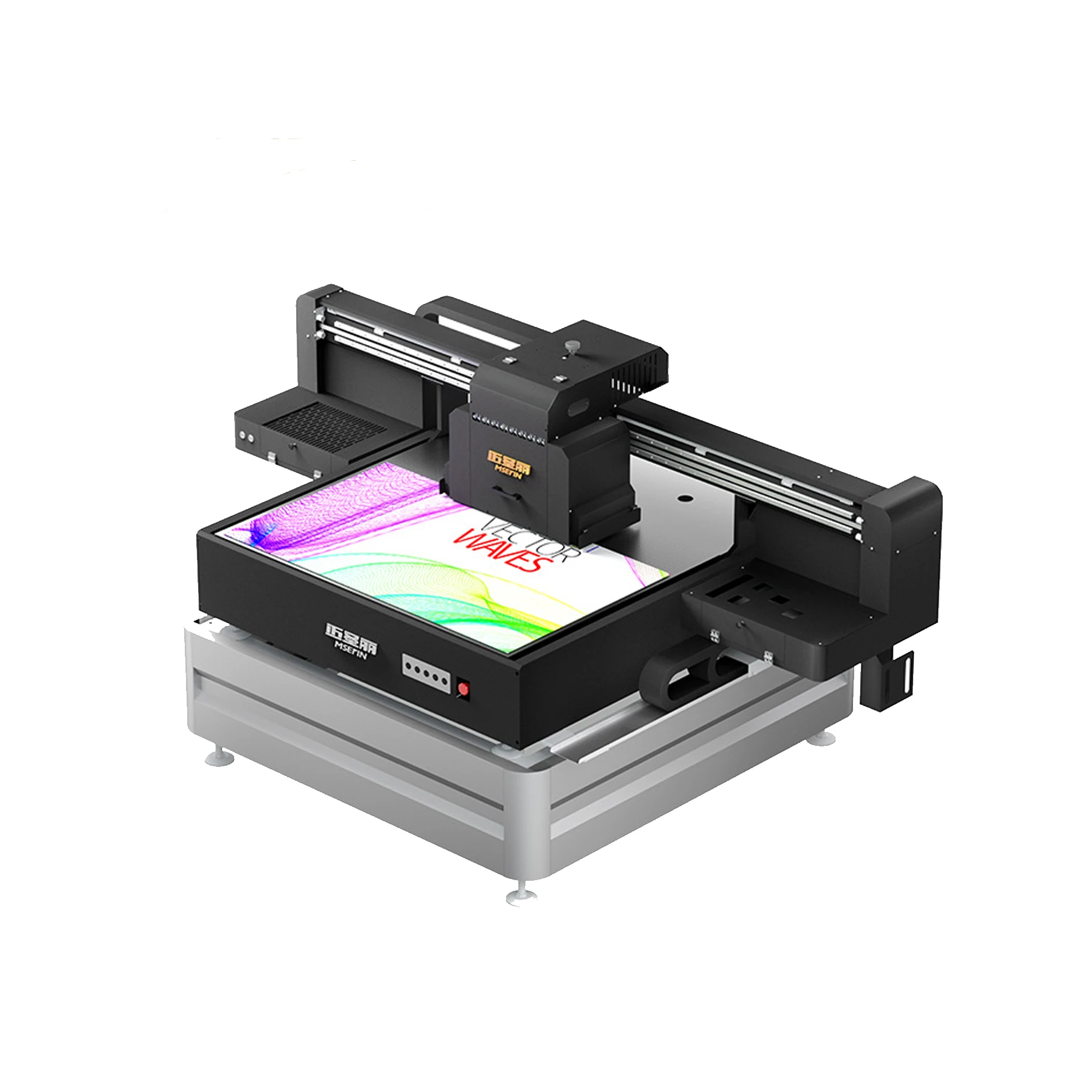 M-1209UV Промышленная большая ультрафиолетовая плоская панель печать рекламный логотип значок игрушка бутылка подарочная коробка