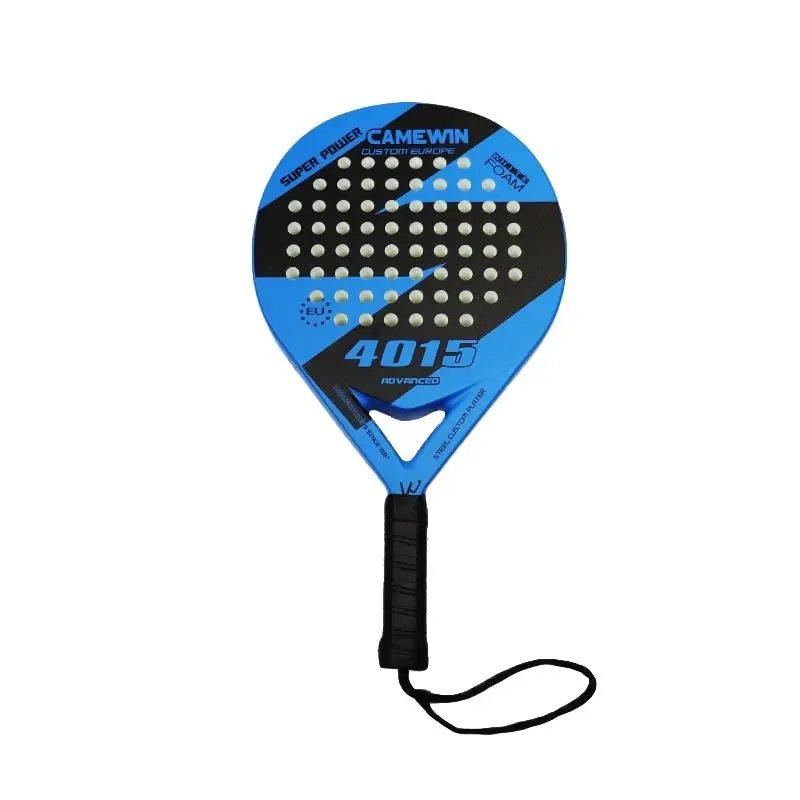 Tennis Paddle Pro Carbon Fiber Power Lite Pop EVA Foam Beach Paddle Tennis Paddleball Racket 3K 12k 18k