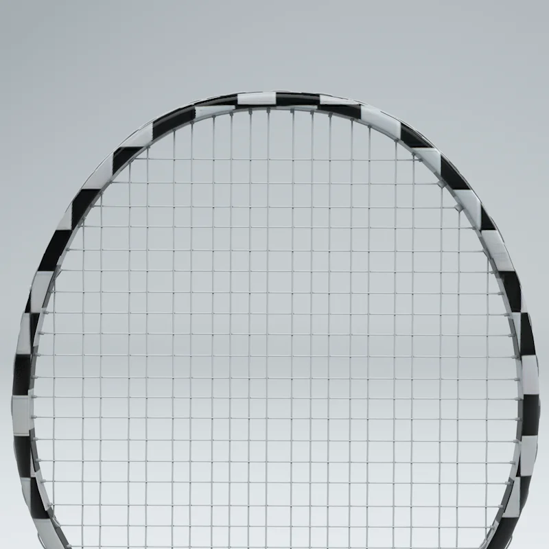 black and white checkerboard ultra lightweight adult products modulus wholesale cheap design top brand badminton racket