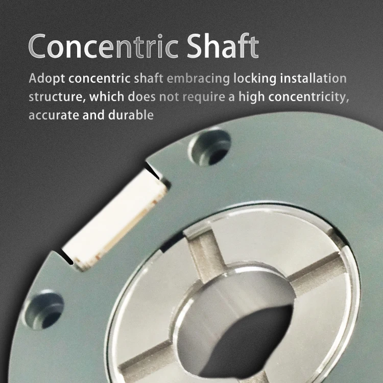 HENGXIANG-MP55 SSI Absolute Hollow Shaft Rotary Encoder RS485 Interface