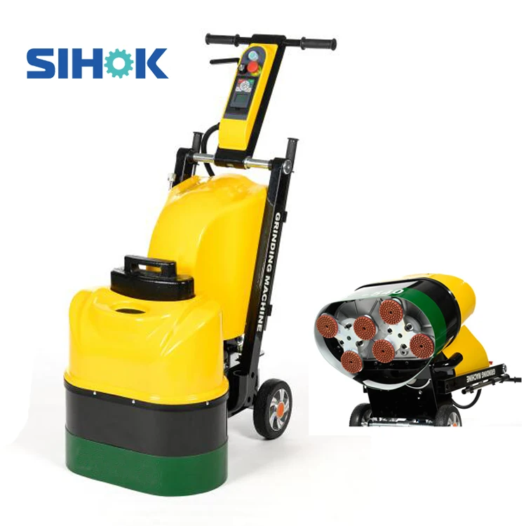 540mm 6 Disc Floor Grinder Concrete Polishing Machine with Dust Vacuum