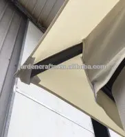  Customized Waterproof 3X4M Garden Metal Roof Outdoor Aluminum Gazebo Pavilion With