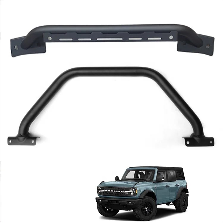 High and Low Grill Guard U Bar for Ford Bronco OE Bumper 2021-2023